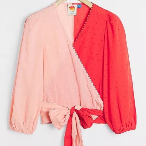 FARM Rio Tops - NEW Farm Rio Long Sleeve Puff Top